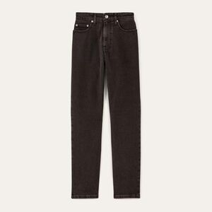 NWT Everlane The Cheeky Hourglass Jean - Washed Black - Size 33